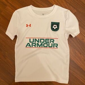 Under Armour Kids White Soccer T-Shirt Mexico